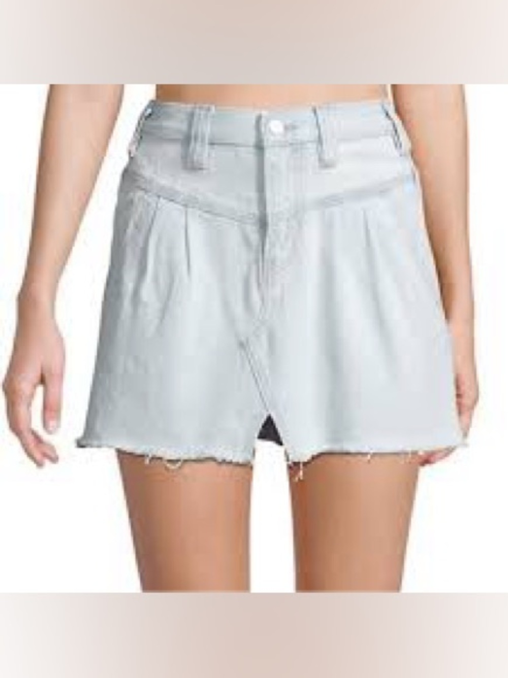 Free People Sidecar Denim Mini Skirt size 26